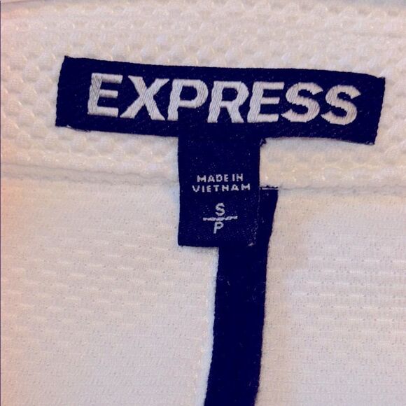 🌹Express Cream Leather Moto Jacket with Asymmetrical Zipper - Picture 5 of 7